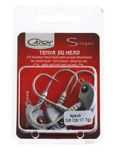Catch Fishing Jigs And Lures For All Fish: Catch Stingaz Tenya Jig Heads 3/0 Pack 5/8oz