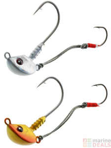 Catch Stingaz Tenya Jig Head with Assist Hook 1/2oz White Warrior