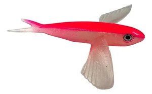 Trolling Bird Flying Fish Pvc Pink /White