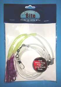 Cod Heavy Duty Flasher Long Shank Pink 2H 7/0