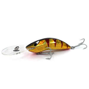 Dr Evil Ultra Deep Diving Lure 90mm 24g Snapper Tuna Predator: Classic Dr Evil Gold Mullet Dazzler