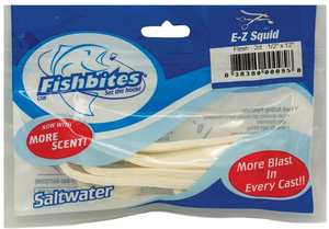 Fish Bites Soft Baits Tough All Purpose Saltwater Bait: EZ Long Lasting Squid Flesh