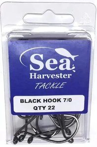 Beak Style Fishing Hooks: Black Beak Hook 7/0 Bulk 22