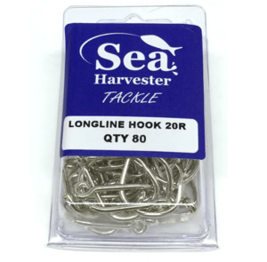 Commercial Long Line Hooks Mustad Beko Puffin: LONGLINE HOOKS 20R QTY 80