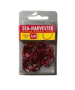 Mutsu Fishing Hooks Strength Precision: Mutsu Red Hook 3/0 Bulk 35