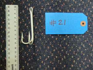 No.21 Double Tuna Trolling Hook - 1 piece