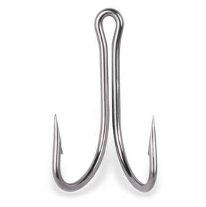 Tuna Longline And Hapuka Hooks Big Game Fishing: No.20 Double Tuna Trolling Hook - 1 piece