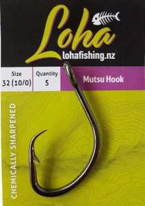 Loha Mutsu Hook size 25 (7/0) 10pk
