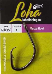 Loha Mutsu Hook size 23 (6/0) 10pk