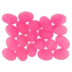 Online Fishing Tackle Saltwater Freshwater: Hard Pink Beads Pink LGE Bulk qty30 LUMOLGB