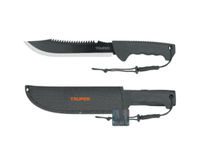 Truper Machette/Bush Knife TPR Handle With Fitted Sheath 250mm