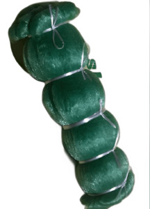 Snapper Unslung Fishing Net Mesh 125mm 137mm 156mm: 6 ply 125mm x 30MDx 245m Multi Mono unslung mesh - Dark Green