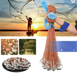 Frisbee Style 6FT x 1-00 Inch AM Style Cast Net