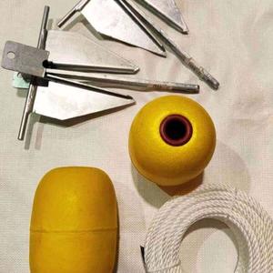 60m Net Buoy Anchor Combo 2kg Danforth Anchors With Floats For Boats And Kayaks &hellip;