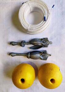 Action Premium Fishing Net Buoy-Anchor Kit for Anglers 40m