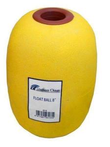 8 Inch Southern Ocean Poly Oval Float for Fishing High Visibility Yellow Buoy fo&hellip;