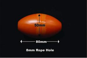 Orange Fishing Net Float 1G5 85g by Action Fishing Nets for Pros and DIY Net Mak&hellip;