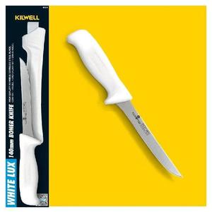 Butcher And Fishing Knives Wholesale Quality: Kilwell Whitelux Boning Knife 140mm Blade For Anglers Deboning And Trimming High Carbon Stainless Steel