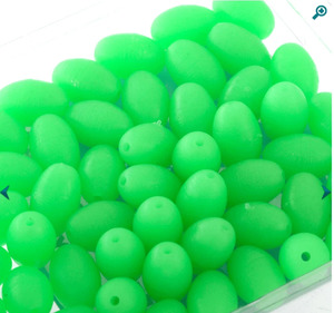 Lumo Beads Green Med Glow Beads For Anglers Bioluminescent Visibility Sea Harvester 60 Bulk