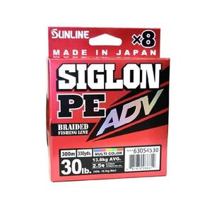 Sunline Siglon PE ADV Multi No Two Point Five Braided Fishing Line 300m 30lb Abr&hellip;