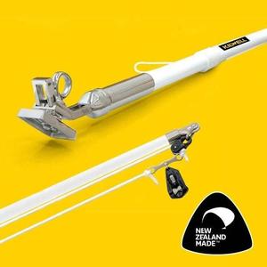 Kilwell Outriggers New Zealand Game Fishing: Kilwell NZ Outriggers 3.6m Stiff White Pair For Serious Offshore Game Fishing Durable NZ Made