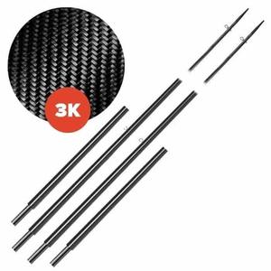 Kilwell Outriggers New Zealand Game Fishing: Kilwell NZ Outriggers 5.8m Powerpole 3K Carbon Drop In For Offshore Trolling Long Range Saltwater Game Fishing