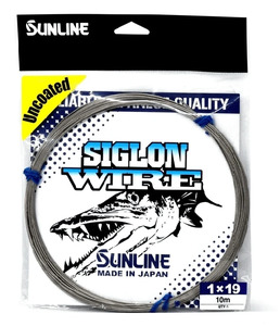Sunline Siglon 1X19 Uncoated 10m 136kg 300lb