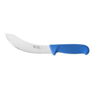 Victory Chef Kitchen Knife Range: Victory Knives Skinning Knife 17cm Blue ProGrip For Professional Butchers And Field Dressing