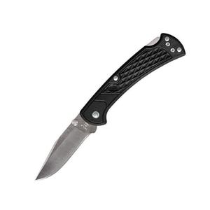Buck 112 Slim Select Black Knife One-Handed Opening EDC With Deep Carry Clip By Buck Knives