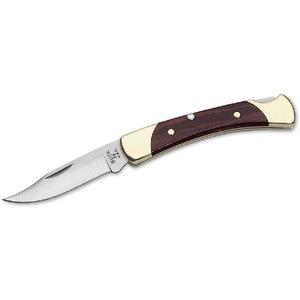 Buck Folding Knives A Tradition Of Excellence: Buck 055 Folding Hunter EDC Knife Compact Reliable 420HC Wood Handle Buck Knives