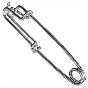 Beach And Boat Longlines Complete Range Accessories: Action Outdoors Shark Clip 120mm Heavy Duty Stainless Steel One-Action Release For Marine Rigging