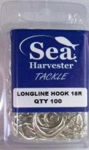 Sea Harvester Longline Hook 18R 100 Pack Durable High Carbon Steel Duratin Coate&hellip;