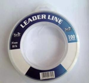 Sea Harvester Leader Line 60lb 100m Spool for Offshore Anglers Abrasion Resistant Stealth