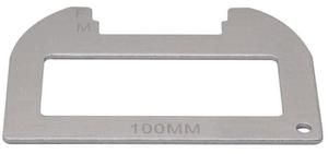 Aluminium Scallop and Cray Measure for Divers Compact Catch Measuring Tool with Easy Grip