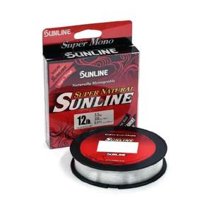 Sunline Super Natural Monofilament 330yds Clear 12lb Fishing Line For Serious Anglers