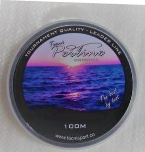 Nylon Mono Trace Line: Tecni-Sport Perline Leader Clear 100m Anglers Trust Stealth Low Memory Nylon Mono Leader