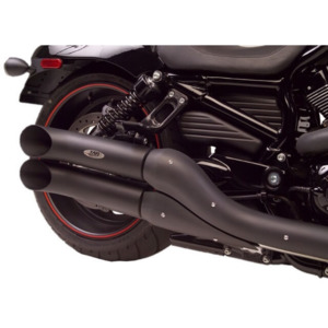 TAB Performance - V-Rod Turn Out - Slip On Non-Baffled (Black)