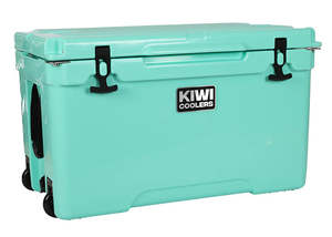 Accessories: KIWI COOLER W/ WHEELS - 75QT SEAFOAM