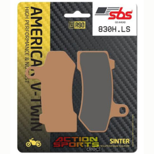 Brakes: SBS - 830H.LS Brake Pads - Rear Vrod / Touring 06+
