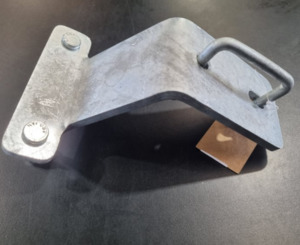 Trailer Parts: Makz Trailers - Spare Wheel Bracket 13'' - 5 Stud