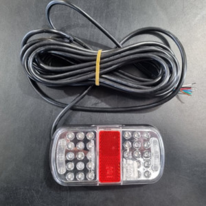 Trailer Parts: Tandem Trailer LED Light (Submersible) RH