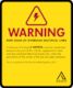 Warning Overhead Electical Lines (pack of 10)