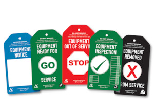 Equipment Tags Pack (5 packs for the price of 4)