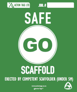 Go Safe Scaffold - Non Notify (Pack of 25)