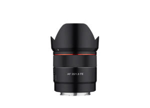 Mirrorless Lenses: Samyang 35MM F1.8 Sony FE Auto Focus