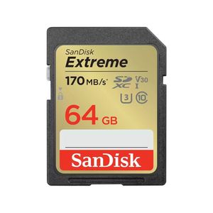 Sd Cards: Sandisk Extreme SDXC 64GB 170MB/S UHS-I MEMORY CARD