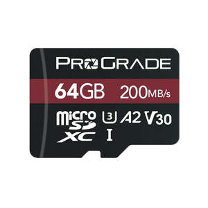 Micro Sd Cards: PROGRADE DIGITAL MICRO SDXC STRONTIUM UHS-I 64GB R200MB/S W50MB/S V30