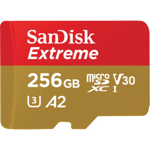 Sandisk Extreme Micro SDXC 256GB 190MB/S UHS-I SD ADAPTER