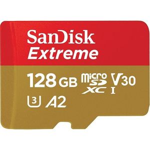 Micro Sd Cards: Sandisk Extreme Micro SDXC 128GB 190MB/S UHS-I SD ADAPTER