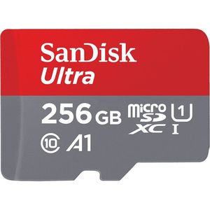 Micro Sd Cards: Sandisk Ultra Micro SDXC 256GB 150MB/S UHS-I C10 SD ADAPTER
